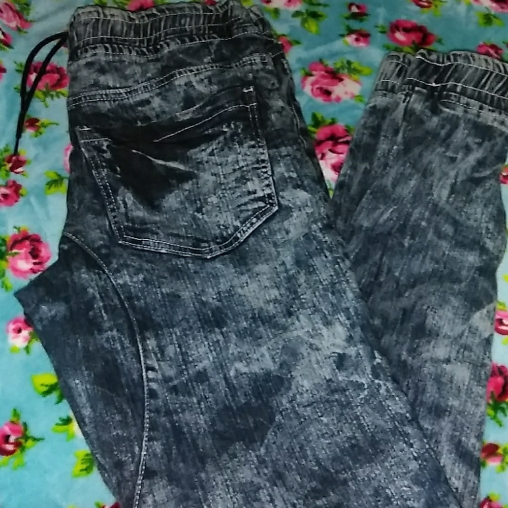 Jean joggers